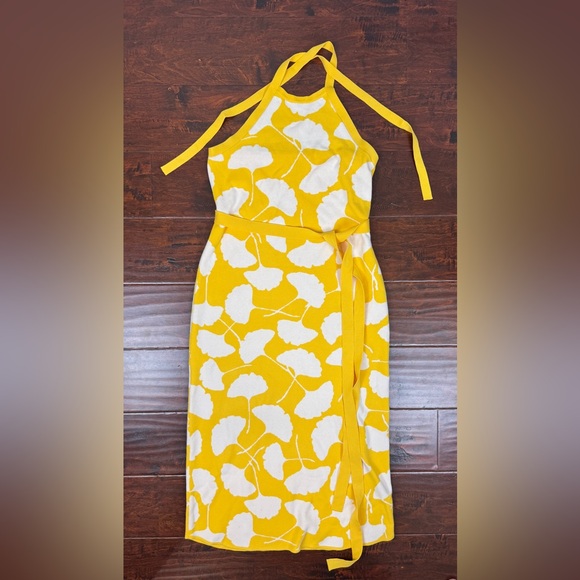 DVF x Target Dresses & Skirts - NWOT DVF x Target Gingko Halter Midi Dress, XL, Knit Floral Patterned Dress